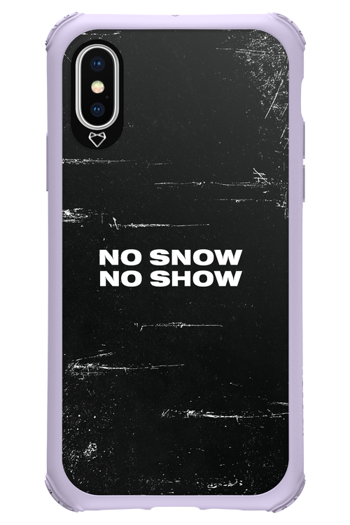 No snow, no show - Apple iPhone X