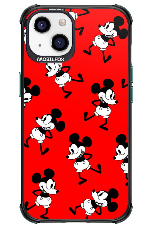 Iconic Mouse (red pattern) - Apple iPhone 13