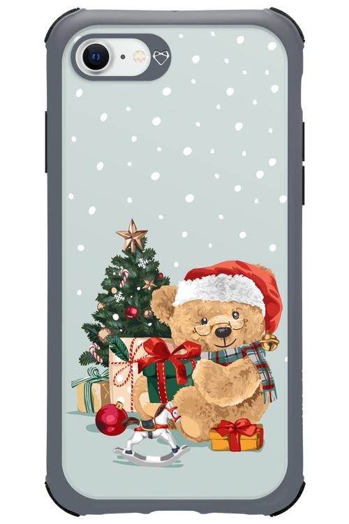 Merry Christmas Bear - Apple iPhone 8