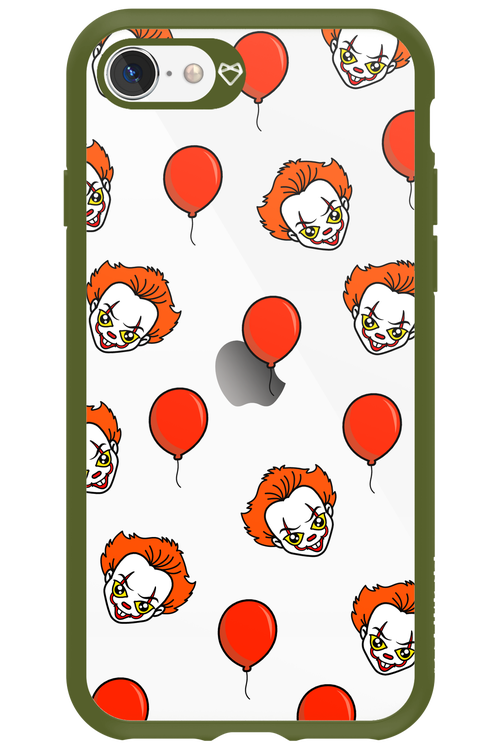 Mystery Clown (Transparent) - Apple iPhone SE 2020