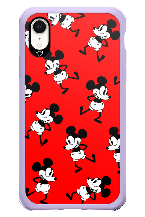 Iconic Mouse (red pattern) - Apple iPhone XR