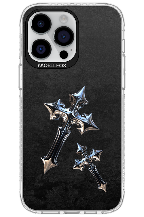 Chrome Crosses - Apple iPhone 14 Pro Max