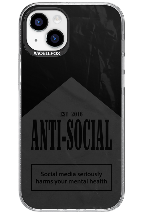 ANTI-SOCIAL (BLVCK) 2.0 - Apple iPhone 15 Plus