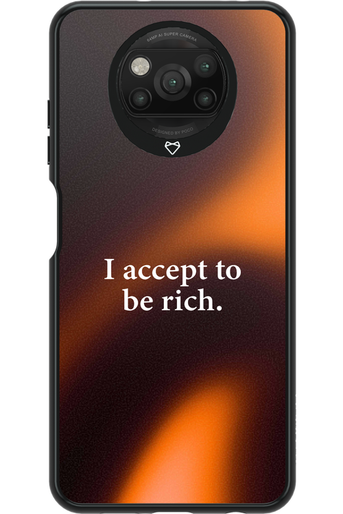 I accept to be rich - Xiaomi Poco X3 NFC