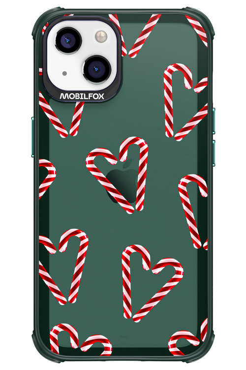 Candy Cane Hearts - Apple iPhone 13