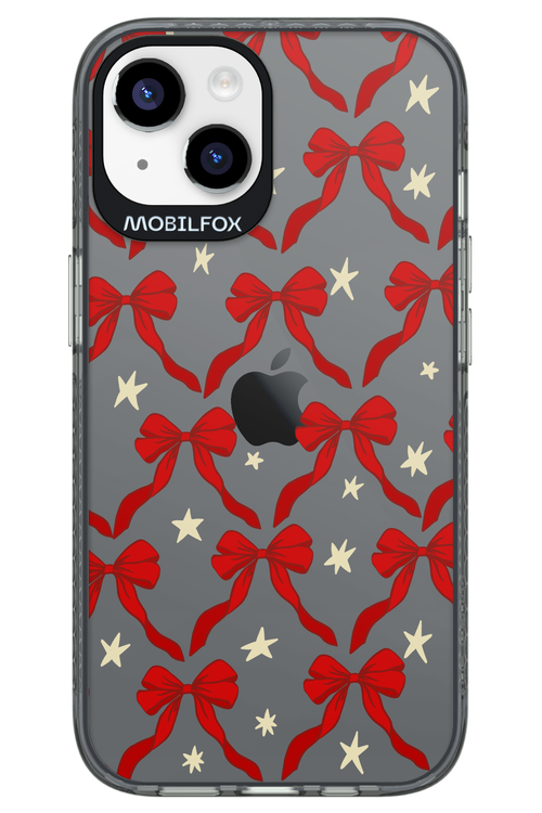 Bow & Stars (Transparent) - Apple iPhone 14