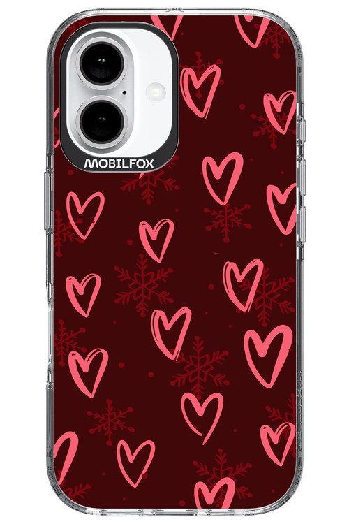Christmas Hearts - Apple iPhone 16