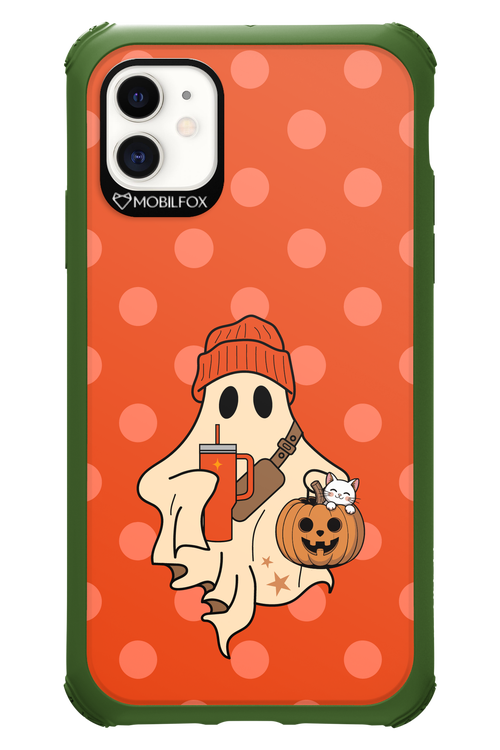Ghost Girl (Orange) - Apple iPhone 11