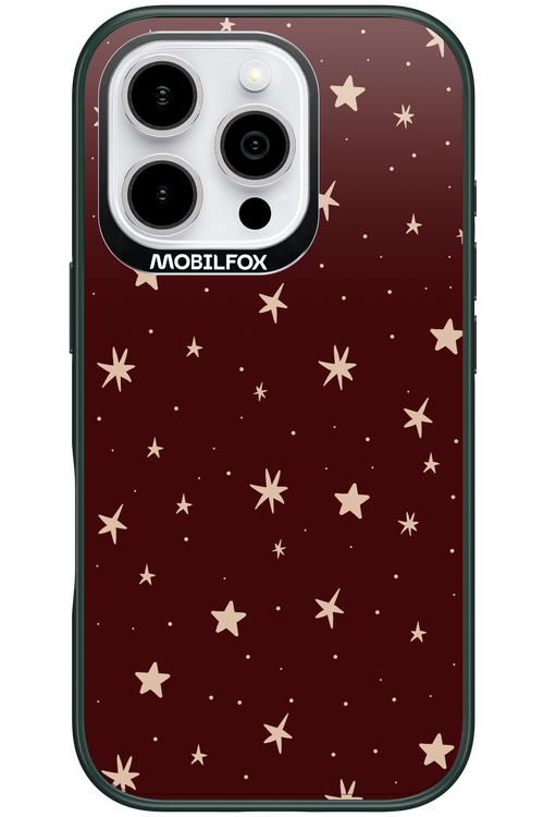Burgundy Stars - Apple iPhone 16 Pro
