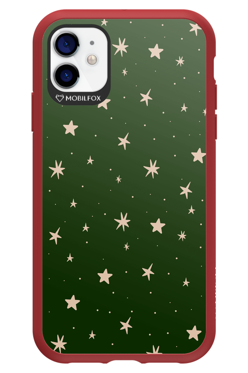Forest Green Stars - Apple iPhone 11