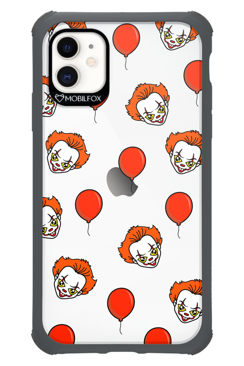 Mystery Clown (Transparent) - Apple iPhone 11