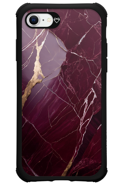 Burgundy Marble - Apple iPhone 7