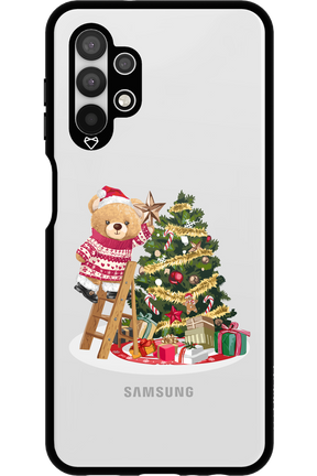 Christmas Bear (Transparent) - Samsung Galaxy A13 4G