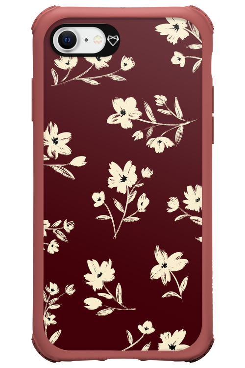 Bloom of Burgundy - Apple iPhone 8