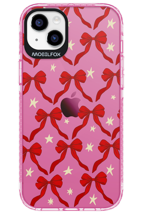 Bow & Stars (Transparent) - Apple iPhone 14 Plus
