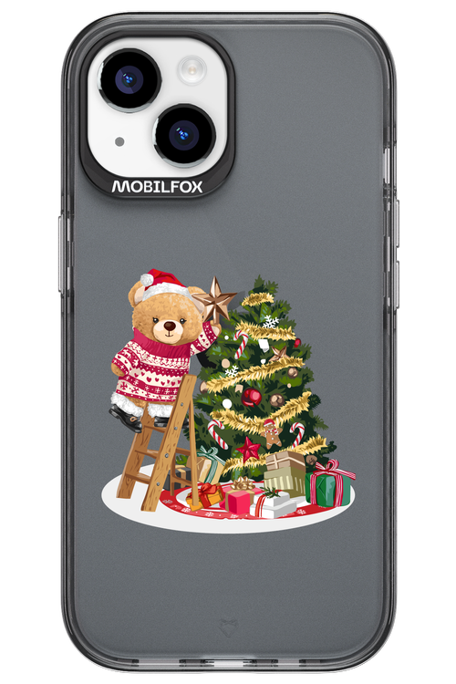 Christmas Bear (Transparent) - Apple iPhone 15