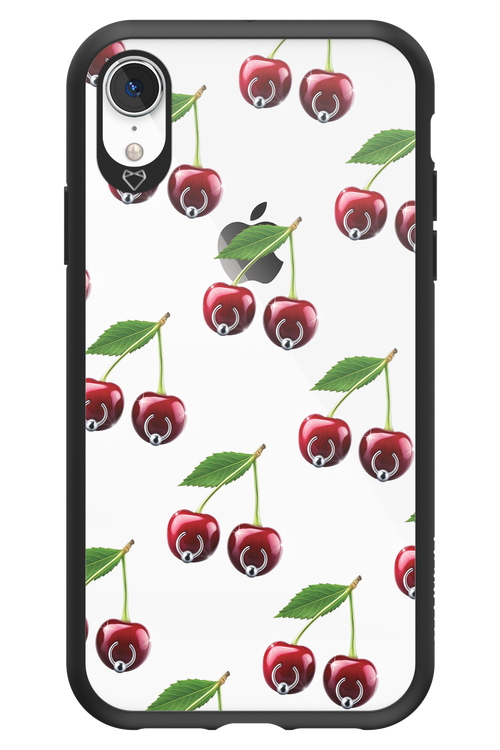 Spicy Cherries Transparent - Apple iPhone XR