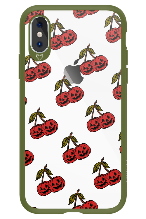 Spicey Pumpkin (Transparent) - Apple iPhone XS