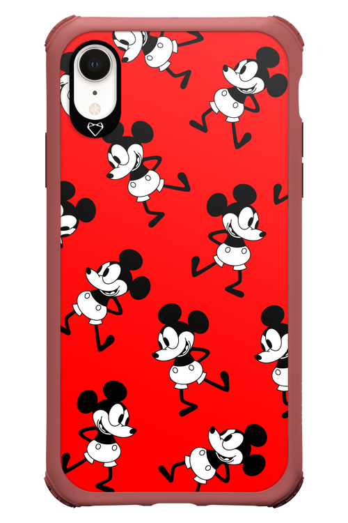 Iconic Mouse (red pattern) - Apple iPhone XR