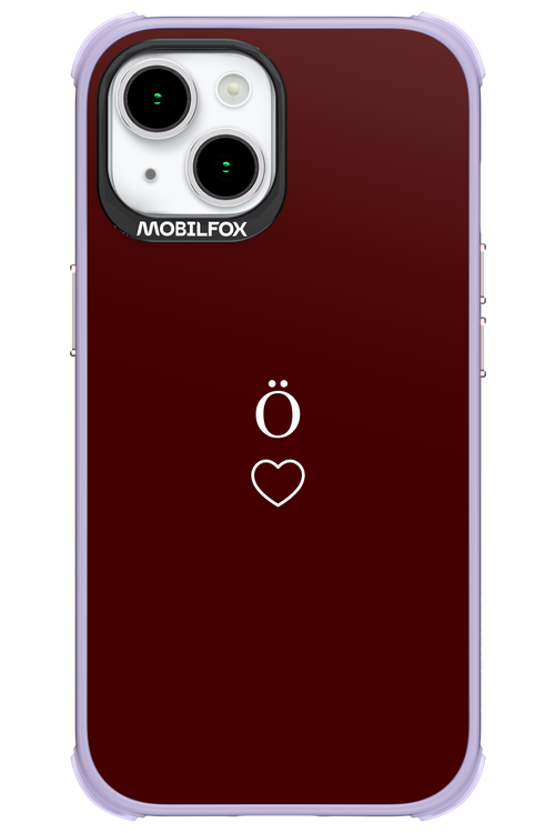 O Burgundia II 2.0 - Apple iPhone 15
