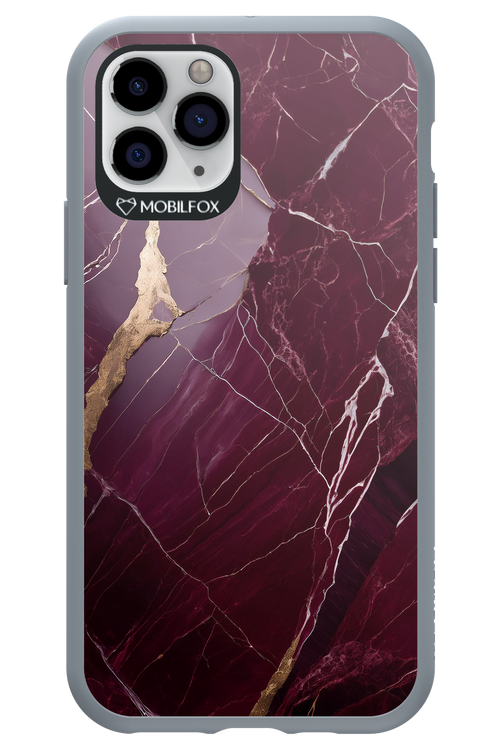 Burgundy Marble - Apple iPhone 11 Pro