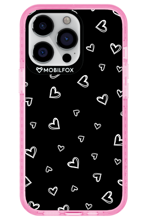 Monochrome Hearts 2.0 - Apple iPhone 13 Pro