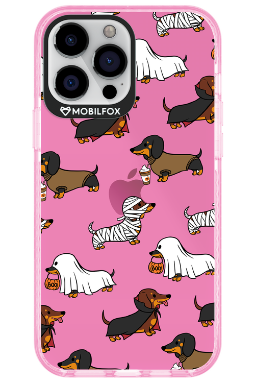 Scary Dachshund (Transparent) - Apple iPhone 13 Pro Max