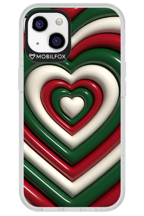 XMAS Hearts - Apple iPhone 13