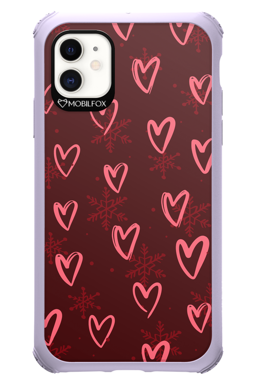 Christmas Hearts - Apple iPhone 11