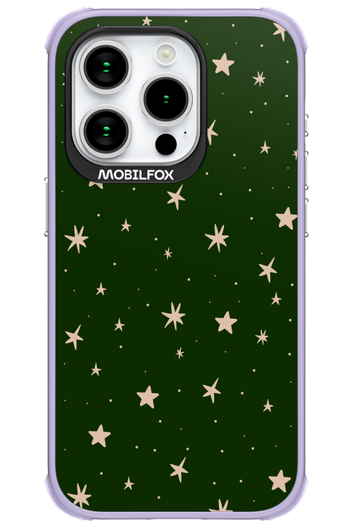 Forest Green Stars - Apple iPhone 15 Pro