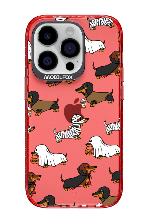 Scary Dachshund (Transparent) - Apple iPhone 14 Pro