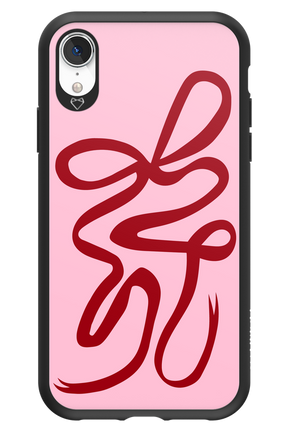 Burgundy Bow - Apple iPhone XR
