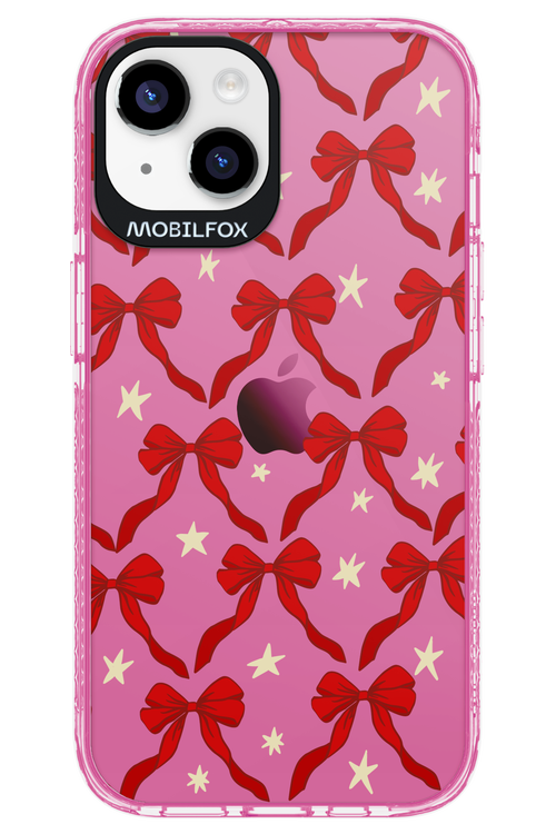 Bow & Stars (Transparent) - Apple iPhone 14