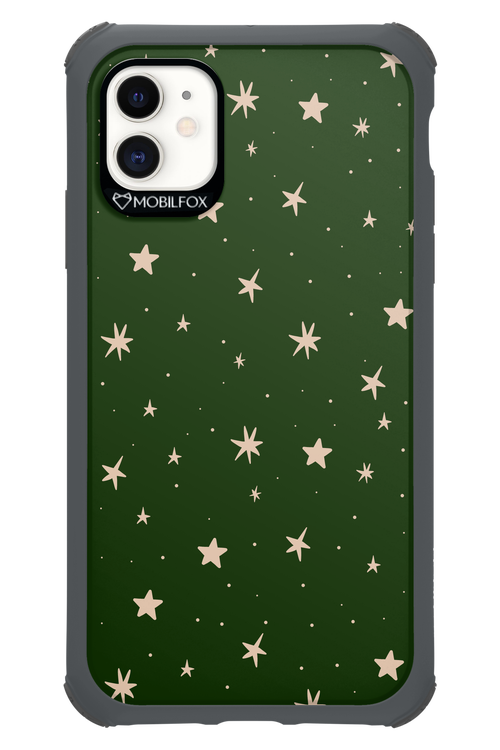 Forest Green Stars - Apple iPhone 11