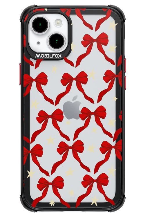 Bow & Stars (Transparent) - Apple iPhone 15 Plus