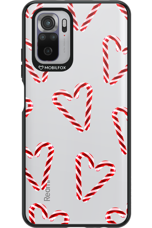 Candy Cane Hearts - Xiaomi Redmi Note 10