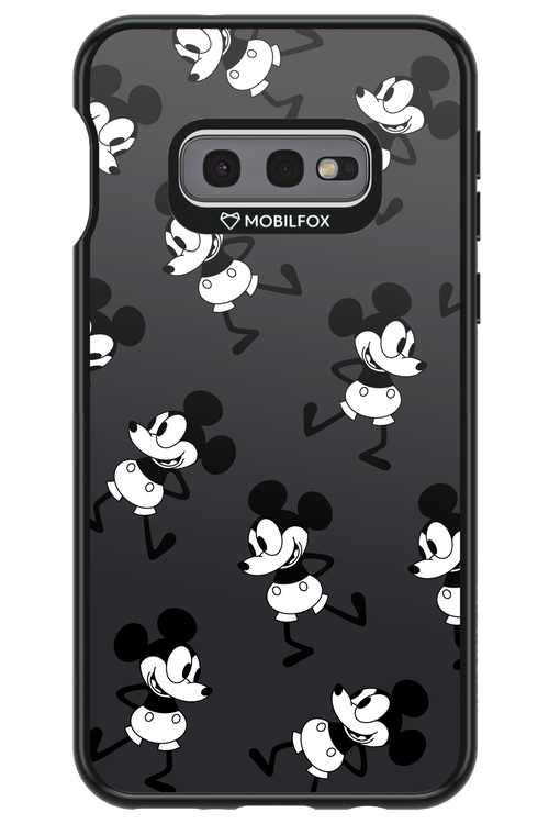 Iconic Mouse (antracite pattern) - Samsung Galaxy S10e