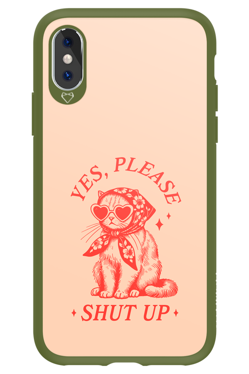 Shut upp - Apple iPhone X