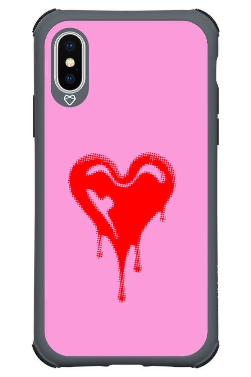 Heart Pink - Apple iPhone XS