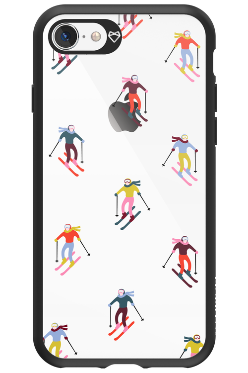 Snow Motion (Transparent) - Apple iPhone 8