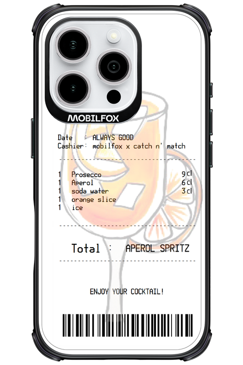 aperol spritz cocktail - Apple iPhone 16 Pro
