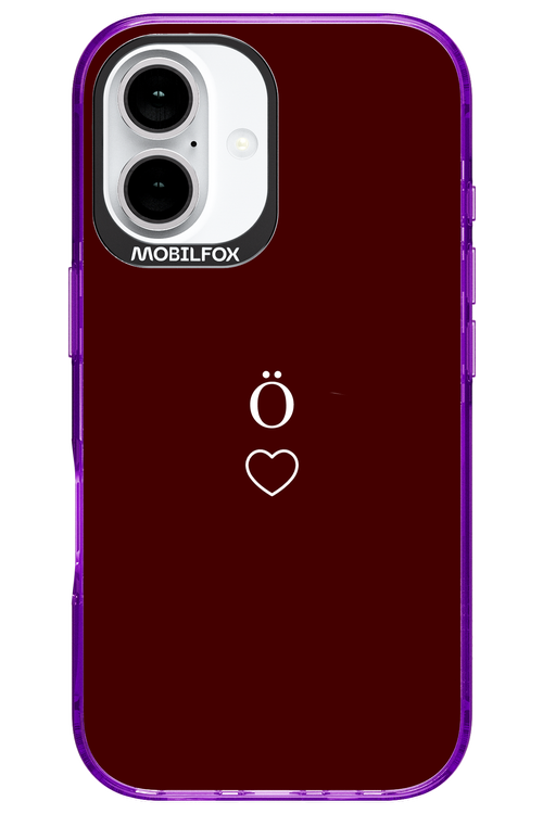 O Burgundia II 2.0 - Apple iPhone 16
