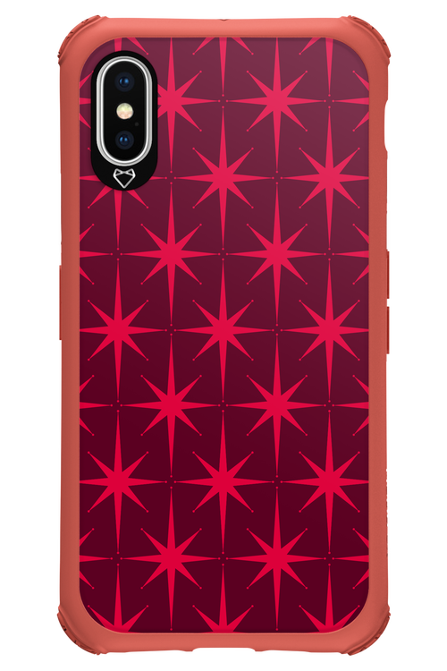 Burgundy Starss - Apple iPhone X