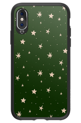 Forest Green Stars - Apple iPhone XS