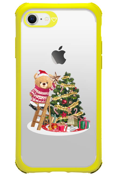 Christmas Bear (Transparent) - Apple iPhone 7