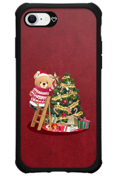 Christmas Bear (Burgundy) - Apple iPhone 8