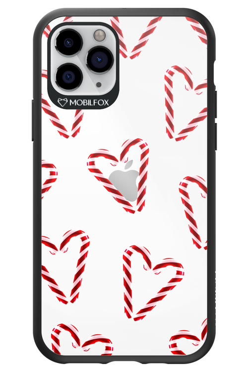 Candy Cane Hearts - Apple iPhone 11 Pro