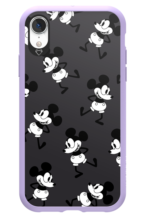 Iconic Mouse (antracite pattern) - Apple iPhone XR