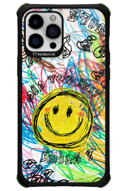 Crayon Smiley Colorful - Apple iPhone 12 Pro Max