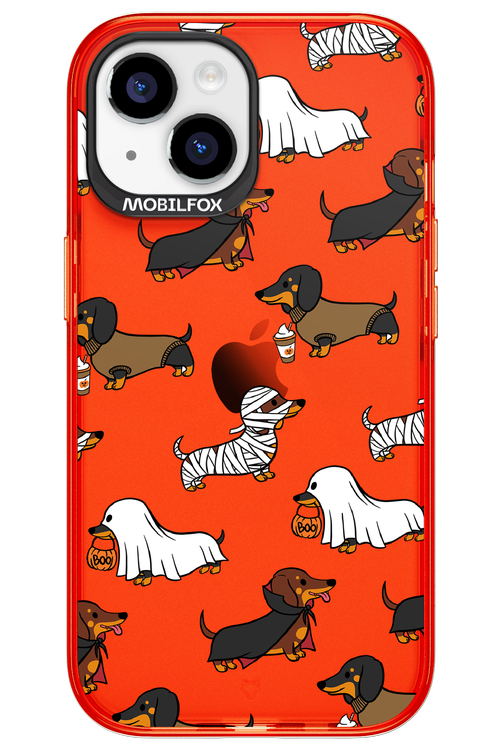 Scary Dachshund (Transparent) - Apple iPhone 15